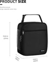 Lunch Box Lunch Bag for Men Women Insulated Lunchbox Lunch Bags for Work Picnic Travel (Black)