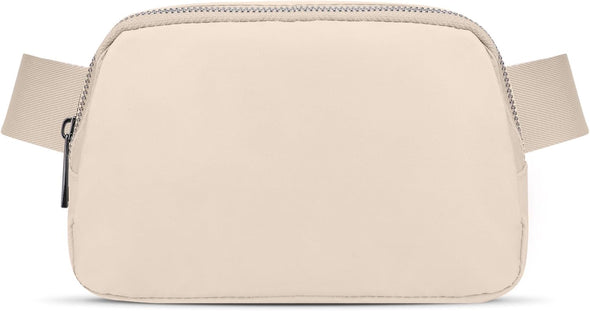 JSJ Mini Fanny Pack for Women & Men,Valentines Day Gifts for Girls Teens Kids Daughter Sister Her,Trendy Stuff Crossbody Bags Cute Everywhere Belt Bags.(Creamy)