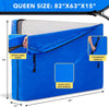 Alexhome Mattress Bag, Heavy Duty Tarp Reusable Storage Bag,Easy Carrier Mattress Moving Cover (Queen Size)
