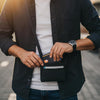 Buffway Slim Minimalist Front Pocket RFID Blocking Leather Wallets for Men and Women
