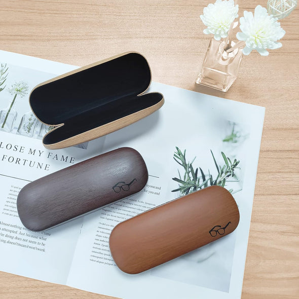 HSYMQ Hard Shell Glasses Case, Eye Glass Carry Case for Men Women, 3 Pack Eyeglass Sunglasses Cases