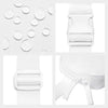 Belt Bag for Women Two-Way Zipper Cross Body Fanny Pack Fashion Waist Packs Everywhere Belt Bag with Adjustable Strap Gifts for Teen Girls Women Men (White)