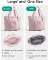 BAGSMART Tote Bag for Women, Tote Shoulder Bag with Laptop Compartment and Zipper Handbag for Travel, Work