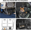 Soft Sided Cat/Dog Carrier,Collapsible Pets Travel Carriers for Pet/Puppy with Shoulder Strap & Removable Mat,Mesh Top Load Small Dogs/Cats Carry Bag up to 17 Lbs TSA Airline Approved（Black,M）