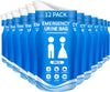 850Cc Disposable Urine Bag, 12 PCS Emergency Portable Urinal Bags for Men/Women, Unisex Pee and Vomit Bags for Travel, Camping, Long Trips, Pregnant Women, Kids