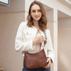 APHISON Trendy Leather Crossbody Purse with Adjustable Strap, Women'S Shoulder Handbag