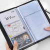 ZUFECY Business Card Organizer Business Card Holder Book, Portable Business Card Binder File Sleeve Storage, Business Card Holders,120 Cards