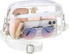 PACKISM Clear Bag for Stadium Events - Clear Purses for Women Stadium Crossbody Concert Bag for Game Day， Sports, Festival