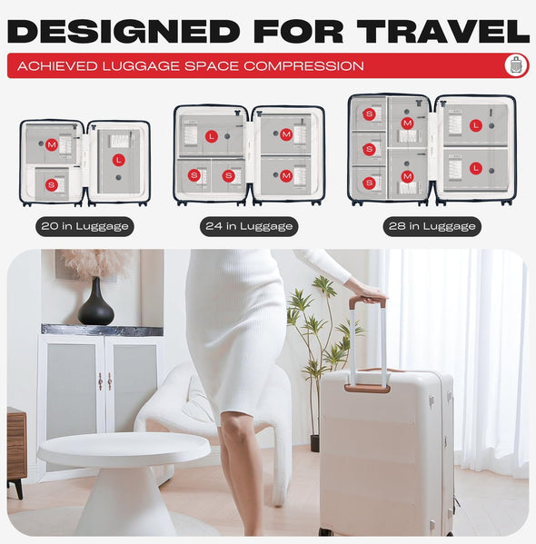 Vacuum Seal Bags for Clothing Travel, 9 Pack Vacuum Sealer Storage Bags with Portable Electric Pump, Space Saver Travel Compression Bags for Packing Luggage and Suitcase