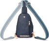 BOSTANTEN Small Sling Bag for Women Leather Crossbody Bags Fanny Pack Chest Bag for Travel