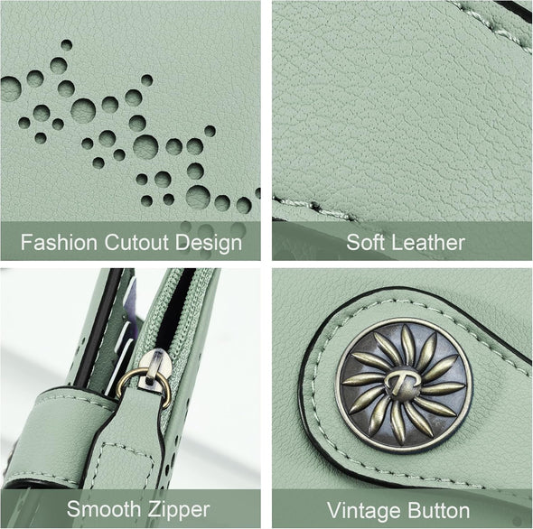 Small Wallet for Women Bifold RFID Blocking Card Holder Leather Wallets with Zipper Coin Pocket