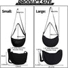 Small Nylon Crescent Crossbody Purses Bag for Women Men Trendy,Travel Sling Bag