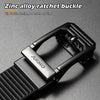 JUKMO Men'S Ratchet Tactical Gun Belt, 1.5" Nylon Web Work Belt with Automatic Slide Buckle, Adjustable Trim to Fit