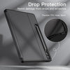 Jetech Case for Samsung Galaxy Tab S9 FE+ / S9 FE plus 12.4-Inch with S Pen Holder, Slim Folio Stand Protective Tablet Cover, Multi-Angle Viewing (Black)