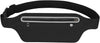 Fanny Packs for Women, Waterproof Fanny Pack for Men, Adjustable Running Belt Waist Pack Slim Expandable Pocket Belt Black, Iphone Running Holder Cell Phone Elastic Waist Pouch Bag for Galaxy