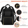 Baby Diaper Bag Backpack, Travel Diaper Bags for Baby Girl Boy Large Capacity Baby Bag Backpack for Women Black