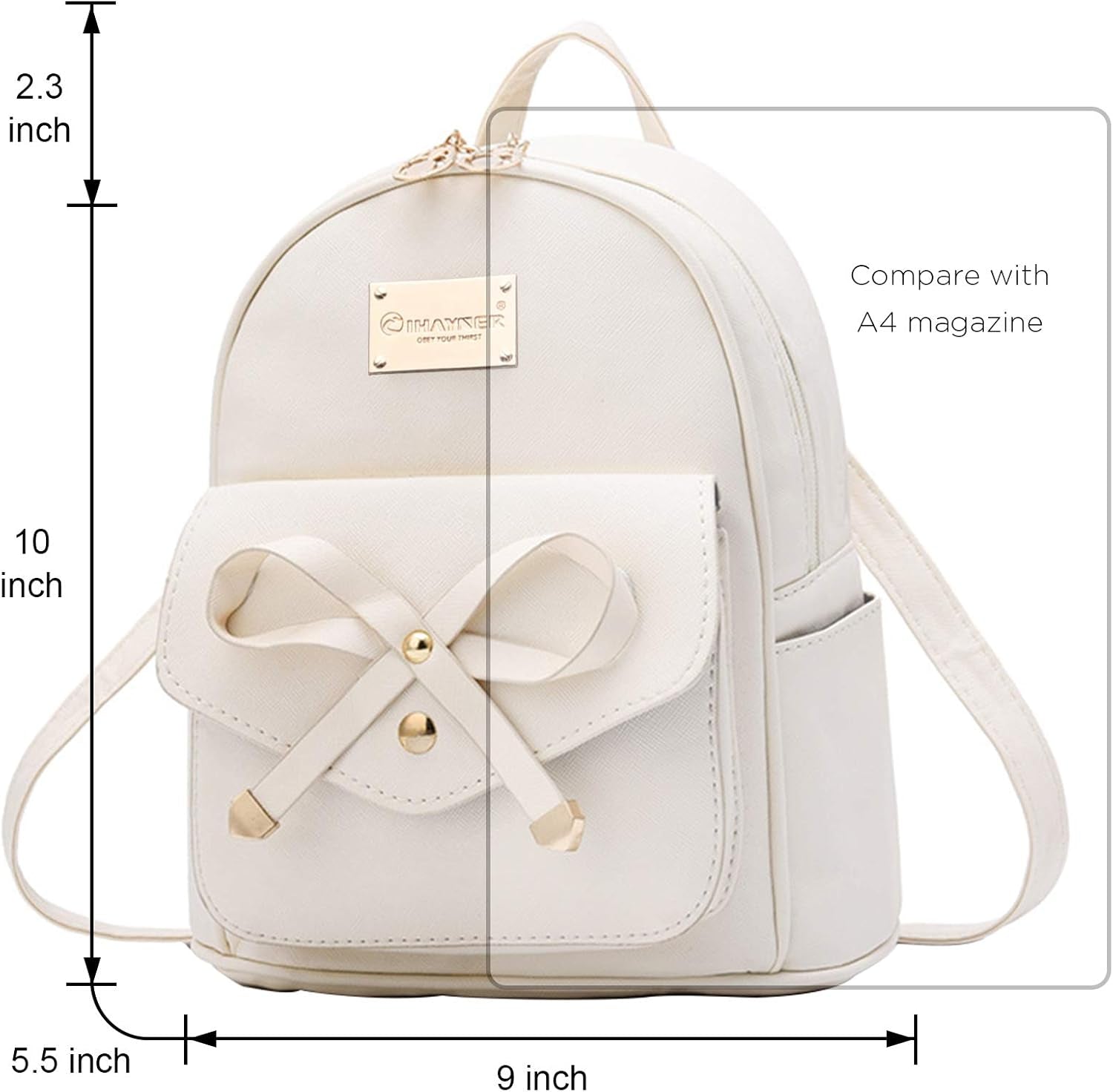 ihayner mini backpack I IHAYNER Leather Backpack – Kinzd
