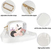 MOMSIV Clear Bag, Stadium Approved Clear Bags with Adjustable Strap Clear Stadium Bag for Women Men Concerts Sports