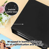8X10 Photo Album 168 Pockets Holds 168 Photos, Large Capacity Leather Cover Family Wedding Baby Photo Book for 8 X 10 Pictures, Photo Album 8X10 with Black Inner Pages (Black)