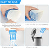 DIBBATU Disposable Urine Bag, 12/24 PCS Pee Bags for Travel for Women/Men, 800ML Emergency Portable Urinal Bag and Vomit Bags, Unisex Urinal Bag for Camping, Traffic Jams, Pregnant, Patient, Kids
