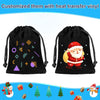 Shintop 10Pcs Velvet Drawstring Bags Wedding Gift Bags Velvet Cloth Jewelry Pouches (Black)