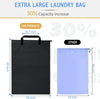 Extra Large Laundry Bag with Handles, Heavy Duty, Travel Laundry Bag for Dirty Clothes, 28" X 40" (Black)