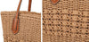 Women'S Straw Shoulder Bag Large Rattan Woven Totes Summer Travel Beach Handbag Handmade Top Handle Purse
