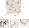 Cosmetic Bag Makeup Bag Preppy Cute Corduroy Toiletry Bag for Women Travel Essentials (Full Beige)