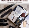 Hoewina Transparent Shoe Bags for Travel with Rope 8PCS Large Clear Shoe Bag Storage 11.8In X 15.7In Portable Travel Shoe Bags for Men and Women