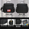 Lunch Box for Men, Tactical Lunch Bag MOLLE Webbing Leakproof Insulated Large Lunch Cooler Women Adult Meal with Adjustable Shoulder Strap Durable Lunch Pail(Black)