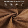 HIFIT Faux Leather Sofa with Upholstered Cushions & Pillows 3 Seat for Living Room Apartment Office, Brown 79”