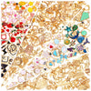Acejoz 200Pcs Mixed Metal Charms Bulk Jewelry Making Supply Set