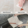 Homaxy Faux Leather Heat Resistant Placemats Set of 6, Waterproof Anti-Slip Wipeable, Beige