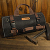 WELKINLAND Heavy-Duty Waxed Canvas Tool roll bags, 15-Pockets, 15L