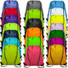 20 Colors Drawstring Backpack Bags Sack Pack Cinch Tote Sport Storage Polyester Bag for Gym Traveling