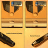 Professional 6Pc Leather Hollow Punch Set, Size 1.0-5.0Mm, Black, Steel, Manual, 6 Holes, Free Mini Cutting Mat