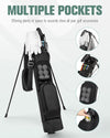 Golf Stand Bag, Lightweight Par 3 Golf Bag Holds up to 7 Clubs with Two Way Dividers Cooler Pocket Shoulder Strap and Multiple Storage Pockets for Men and Women