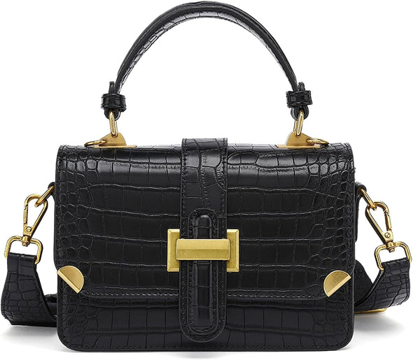 LL LOPPOP Women'S Small Classy Crossbody Purse Top Handle Handbags Leather Satchel Bags for Women