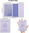 Passport Holder, Passport Holder Women, Passport Covers Travel Must Haves, Travel Passport Wallet for Men, 1 Pack Passport Case Passport Protector for Travel Airport Essentials, Light Purple