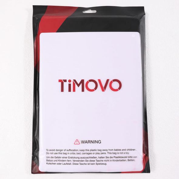 Timovo Universal Case for 10.1 Inch Android Tablet with Pen Loop, Lightweight Folding Stand Cover with Hand Strap for All 9"-11" Touchscreen Tablet, Black