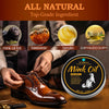 4-In-1 Mink Oil Leather Conditioner and Cleaner 3.52 Oz - Premium Waterproof Formula for Boots and Shoes