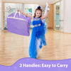 MISSLO Dance Garment Bags for Dancers 40" Garment Bags for Dance Costumes with 3 Pockets Cheer Uniform Garment Bag Hanging Kids Garment Bag for Competition, Travel, 3 Packs, Purple