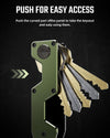 Key Organizer Compact Key Holder Metal Key Chain Minimalist Key Case Key Holder for Keychain Secures 1-5 Keys