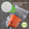 Wevac 11” X 150’ Food Vacuum Seal Roll Keeper with Cutter, Ideal Vacuum Sealer Bags for Food Saver, BPA Free, Commercial Grade, Great for Storage, Meal Prep and Sous Vide
