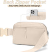 JSJ Mini Fanny Pack for Women & Men,Valentines Day Gifts for Girls Teens Kids Daughter Sister Her,Trendy Stuff Crossbody Bags Cute Everywhere Belt Bags.(Creamy)