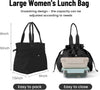 MAMONA Lunch Bag Women – Reusable Insulated Lunch Bag Stain-Resistant, Large Capacity Lunch Box for Women Perfect for Office Picnic Hiking