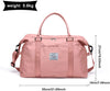 Womens Travel Bags, Weekender Carry on for Women, Sports Gym Bag, Workout Duffel Bag, Overnight Shoulder Bag Fit 15.6 Inch Laptop Pink Large