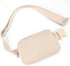JSJ Mini Fanny Pack for Women & Men,Valentines Day Gifts for Girls Teens Kids Daughter Sister Her,Trendy Stuff Crossbody Bags Cute Everywhere Belt Bags.(Creamy)