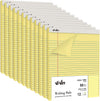 Vivin Legal Pads 8.5 X 11 Inch, Wide Ruled Note Pads, 12 Pack, 50 Sheet/Pad, Perforated Writing Pads, Notepads for Office Home School, 600 Sheets, Canary Yellow Paper