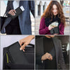 Money Bag, Money Wallet Organizer for Cash with 6 Zippered Pockets, Money Pouch, Bill Organizer, Cash Envelope Wallet Small Travel Holder for Budgeting, Currencies, Receipt, Coins, Coupons and Tips